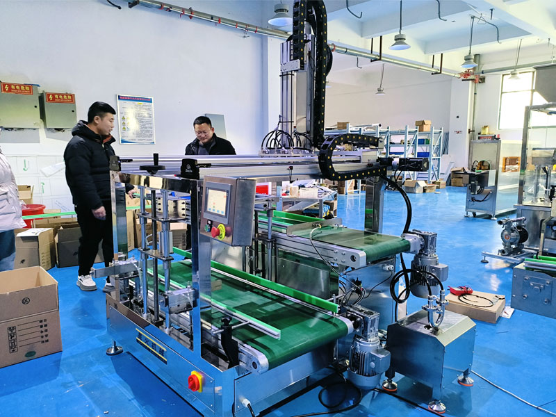 整套全自動(dòng)灌裝生產(chǎn)線配套 開箱裝箱封